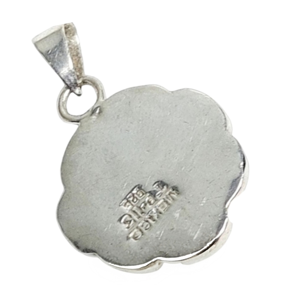 Elegant Sterling Silver Pendant with Abalone Stone - Picture 6 of 6